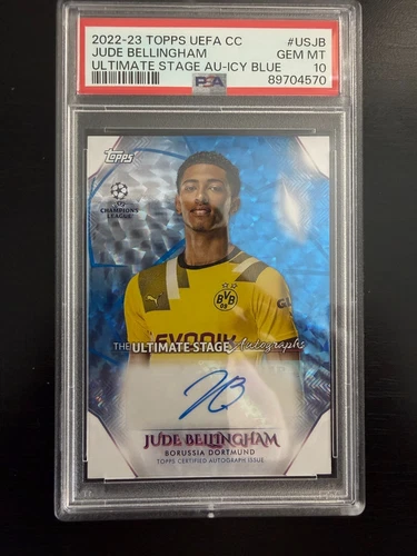 Jude Bellingham 2022 Topps UEFA Champions League Icy Blue /99