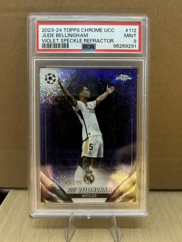 Jude Bellingham 2023 Topps UEFA Club Competitions Purple Sparkle /299