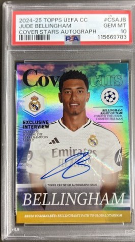 Jude Bellingham 2024 Topps UEFA Cover Stars