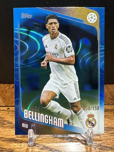 Jude Bellingham 2025 Topps UEFA Flagship Blue Foil /150