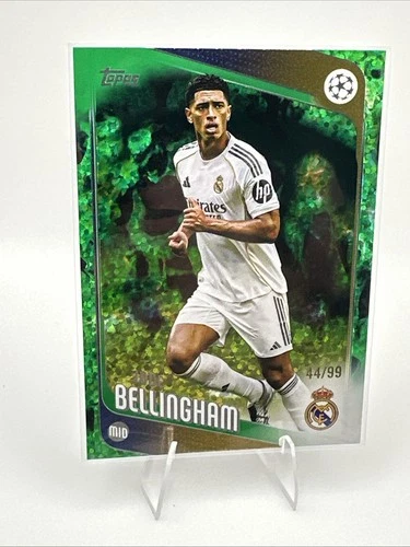 Jude Bellingham 2025 Topps UEFA Green Diamonds Sparkle /99
