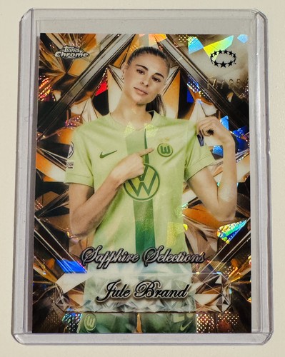 Jule Brand 2024 Topps Chrome UEFA Women's Orange /25