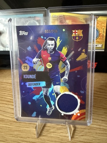 Jules Koundé 2024 Topps 2024/25 Barcelona Team Set