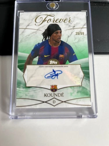 Jules Koundé 2025 Topps Barcelona Forever /99