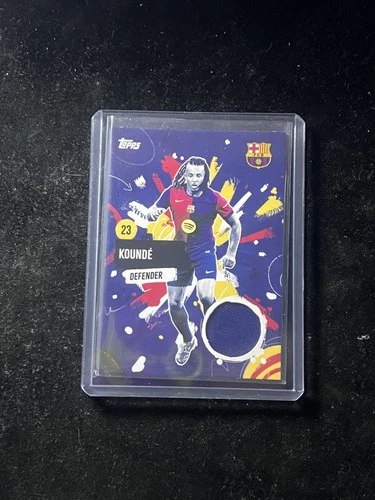 Jules Koundé 2024 Topps Barcelona Team Set