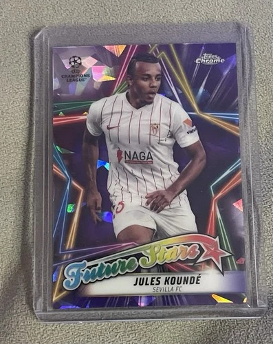 Jules Koundé 2022 Topps Chrome Sapphire Purple /25