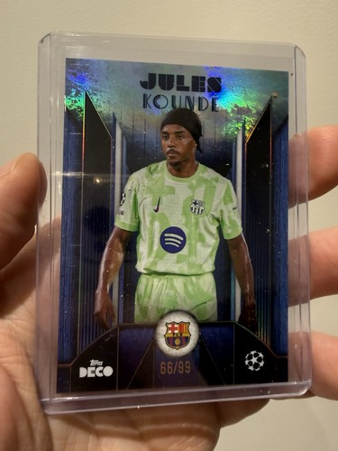 Jules Koundé 2025 Topps Deco Blue /99