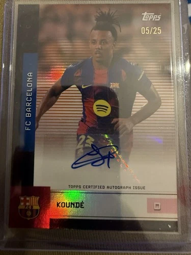 Jules Koundé 2025 Topps FC Barcelona /25