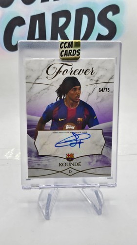 Jules Koundé 2025 Topps FC Barcelona Forever Púrpura /75
