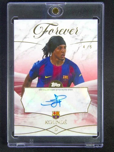 Jules Koundé 2025 Topps Forever FC Barcelona Red /5