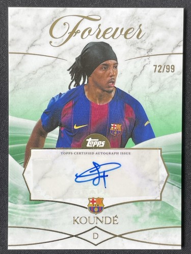 Jules Koundé 2025 Topps Forever Green /99