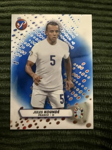 Jules Koundé 2024 Topps Pristine Blue Refractor /75