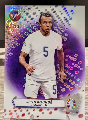 Jules Koundé 2023 Topps Pristine Purple Refractor /99