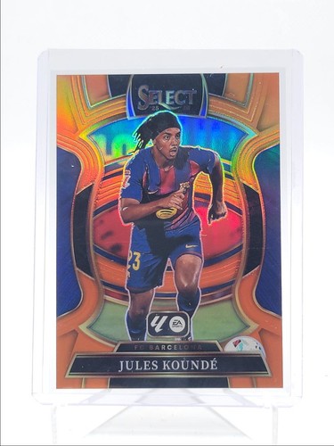 Jules Koundé 2025 Panini Select La Liga Orange Terrace /75