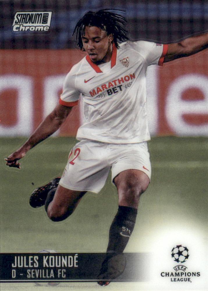 Jules Koundé 2020 Topps Stadium Club Chrome UEFA 53