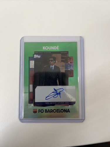 Jules Kounde 2023 Topps Barcelona Focus Verde /99