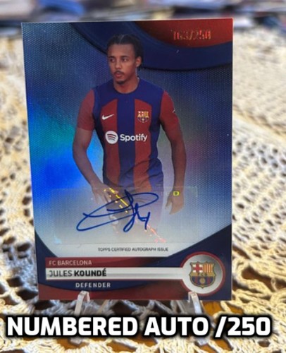 Jules Kounde 2024 Topps Barcelona Team Set /250