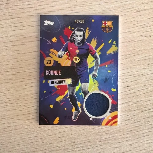 Jules Kounde 2024 Topps Barcelona Team Set /50