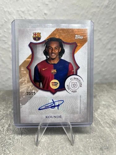 Jules Kounde 2024 Topps FC Barcelona 125 Jahre Jubiläum /25