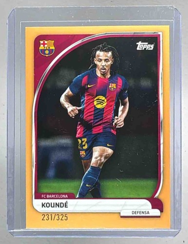 Jules Kounde 2025 Topps FC Barcelona Coleccionista Bronceado /325