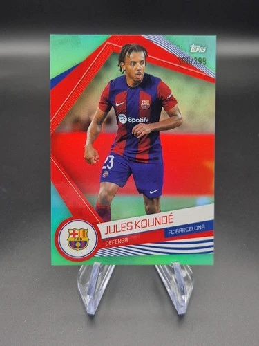 Jules Kounde 2024 Topps FC Barcelona Fan Set Parallel /399