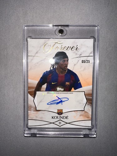 Jules Kounde 2025 Topps FC Barcelona Forever /25