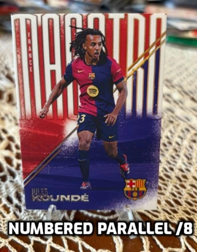 Jules Kounde 2025 Futera FC Barcelona FX Insert Parallel /8