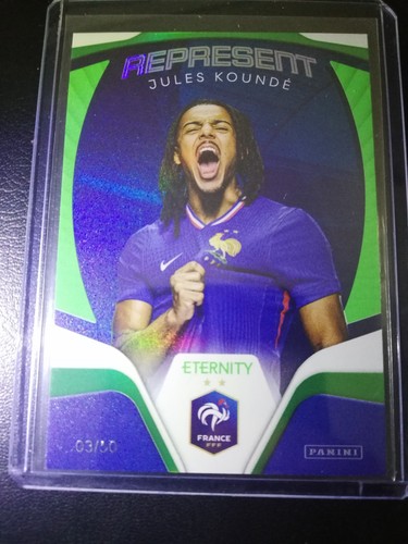 Jules Kounde 2025 Panini Eternity Bleus Green /50 /50