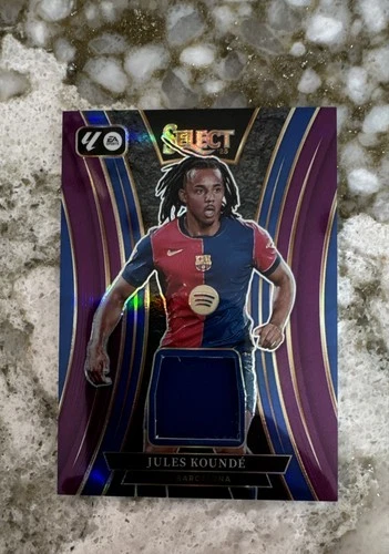 Jules Kounde 2024 Panini Select Purple Prizm /49