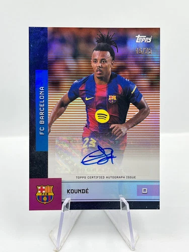 Jules Kounde 2025 Topps Team Set FC Barcelona 16/25