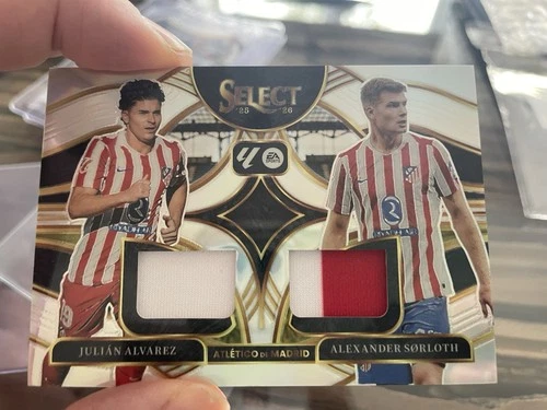 Julian Alvarez and Alexander Sorloth 2025 Panini Select