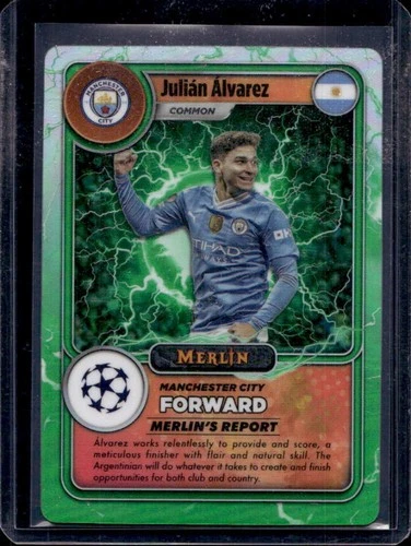 Julian Alvarez 2024 Topps Chrome Merlin MG-32
