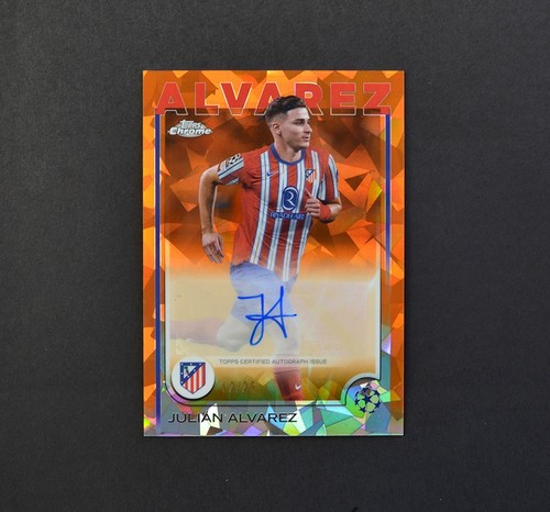 Julian Alvarez 2024 Topps Chrome Orange /25