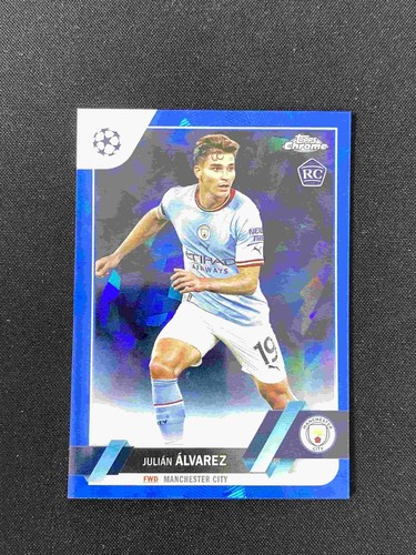 Julian Alvarez 2023 Topps Chrome Sapphire