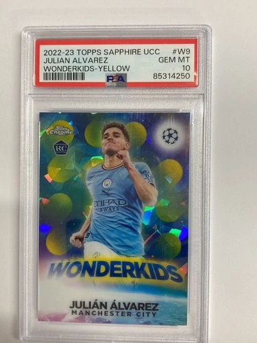 Julian Alvarez 2022 Topps Chrome Sapphire /99