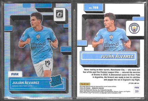 Julian Alvarez 2023 Panini Donruss Optic Holo