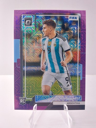 Julian Alvarez 2022 Panini Donruss Purple Mojo /25
