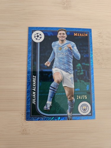 Julian Alvarez 2023 Topps Merlin Chrome /75