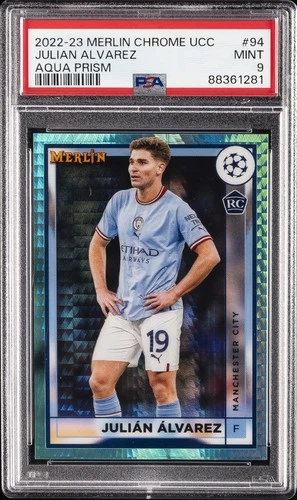 Julian Alvarez 2022 Topps Merlin Chrome #94