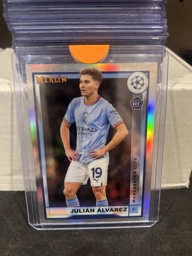 Julian Alvarez 2022 Topps Merlin Chrome Silver Refractor #94