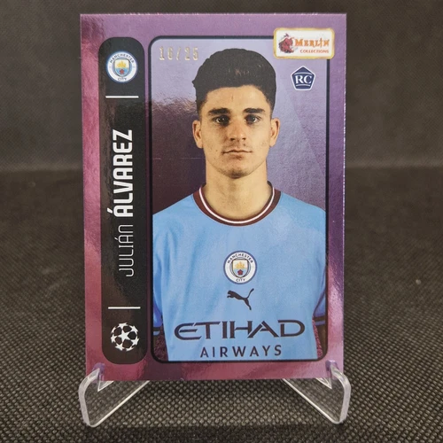 Julian Alvarez 2022 Topps Merlin Heritage /25