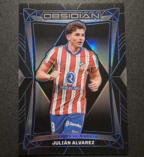 Julian Alvarez 2024 Panini Obsidian Blue /20