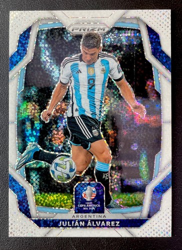 Julian Alvarez 2024 Panini Prizm Copa America White Sparkle