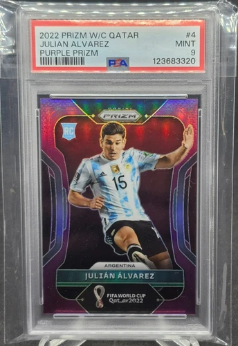 Julian Alvarez 2022 Panini Prizm Purple /199