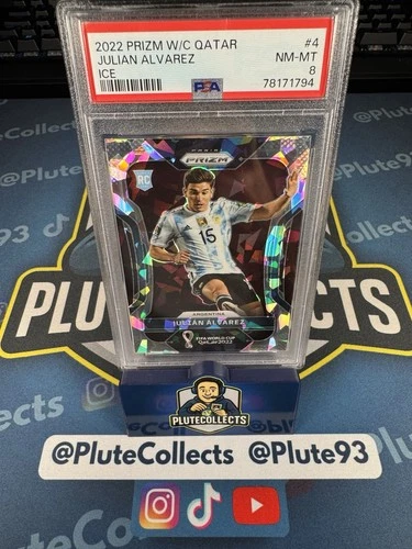 Julian Alvarez 2022 Panini Prizm World Cup Ice Prizm
