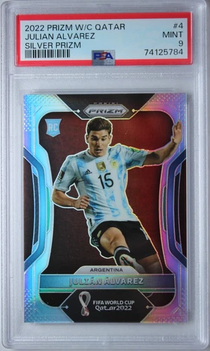 Julian Alvarez 2022 Panini Prizm World Cup Silver