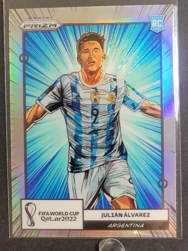 Julian Alvarez 2022 Panini Prizm World Cup Silver Prizm