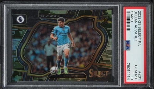 Julian Alvarez 2022 Panini Select Field Level Camo /199