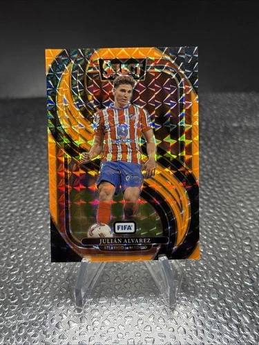 Julian Alvarez 2024 Panini Select Fluorescent Orange /125