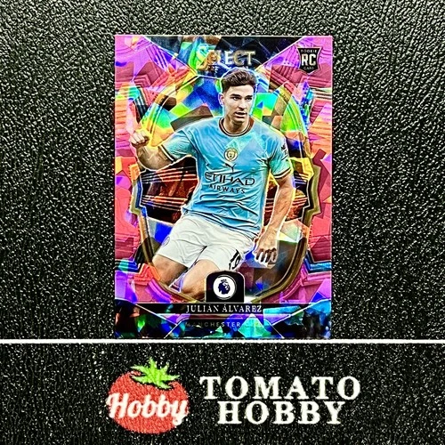 Julian Alvarez 2022 Panini Select Pink Cracked Ice